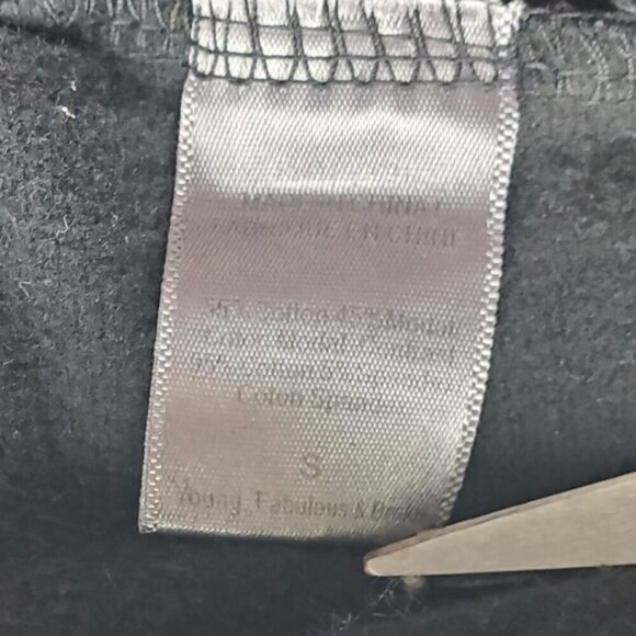 Young Fabulous & Broke Kayla Brush Stroke Moto Jacket Size Small - Picture 8 of 9